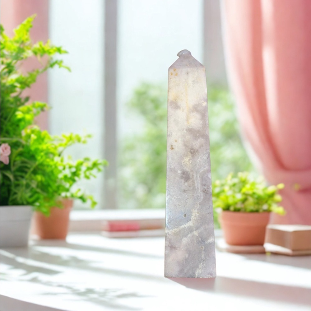 Pink Amethyst Crystal Tower | 491g | 6.5” Polished Point | Brazil